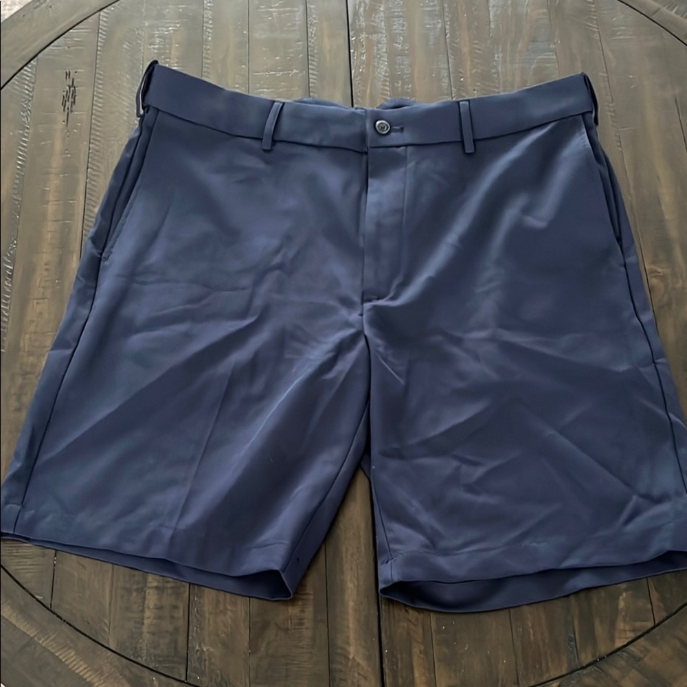 PGA Tour Blue Flat Front Shorts